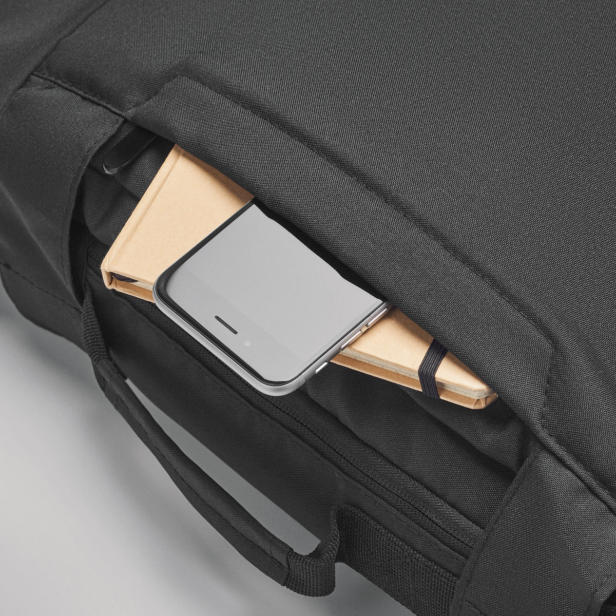 SINGAPORE – Laptop backpack in 300D RPET – item picture top