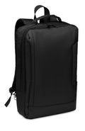 SINGAPORE – Laptop backpack in 300D RPET – Black