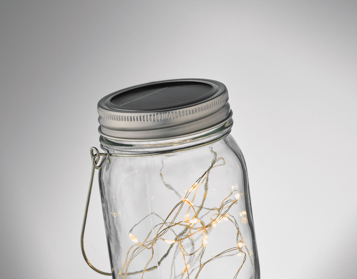POT LAMP – Solar mason jar outdoor lamp – item detail picture