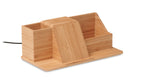 GROOVY – Desktop wireless charger  15W – Wood