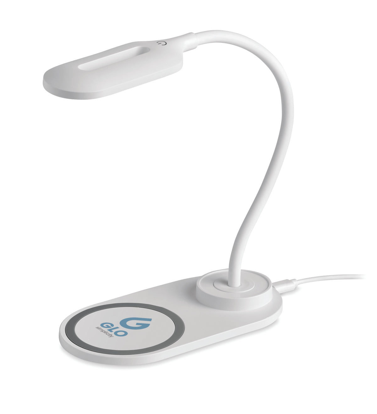 SATURN – Desktop light and charger 10W – item picture printed