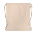 YUKI – Organic cotton drawstring bag – item picture side