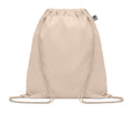 YUKI – Organic cotton drawstring bag – Beige