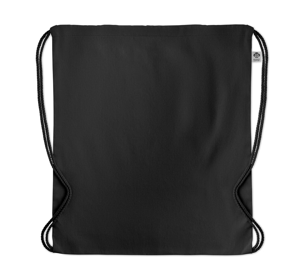 YUKI COLOUR – Organic cotton drawstring bag – item picture side