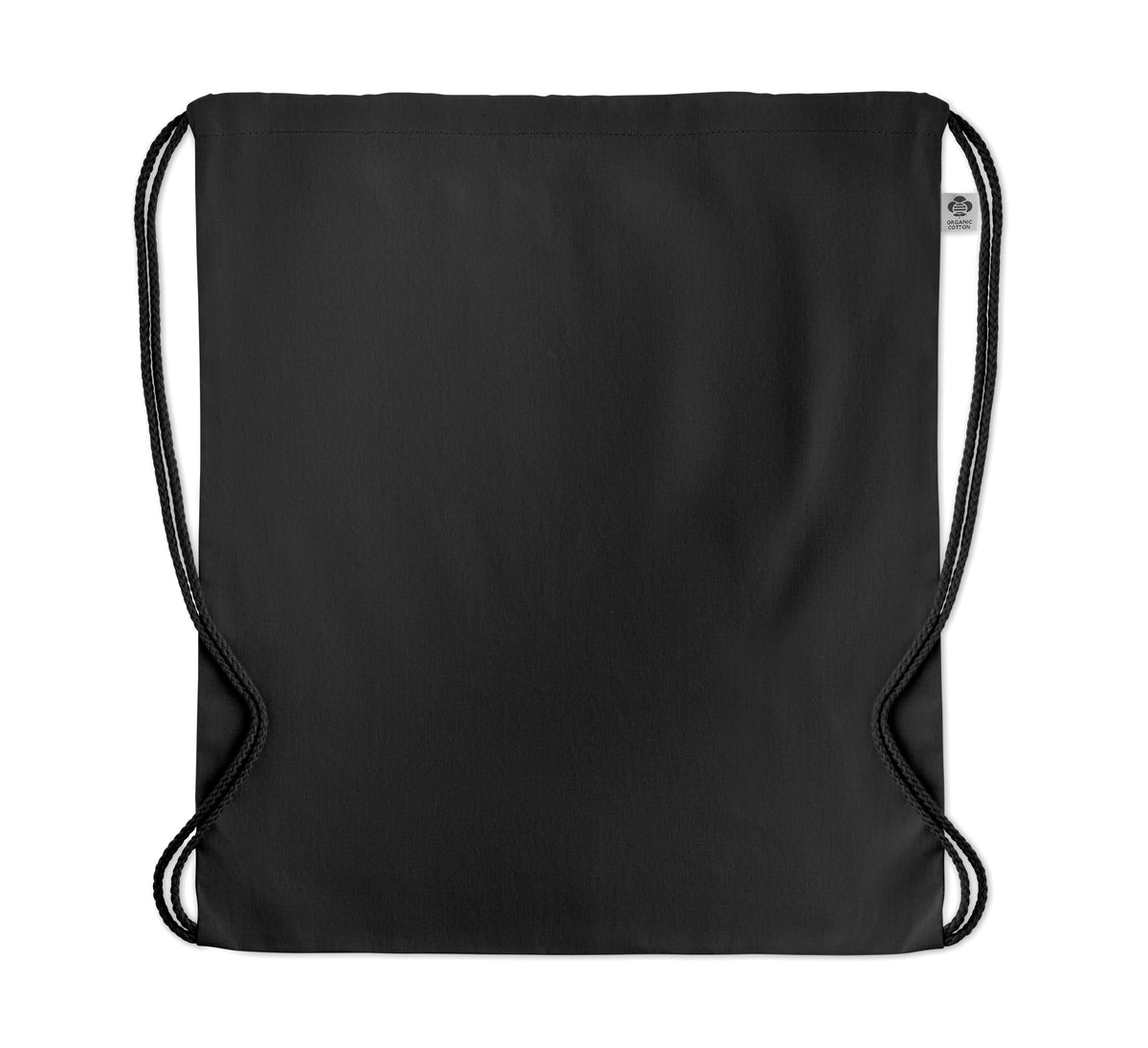YUKI COLOUR – Organic cotton drawstring bag – item picture side