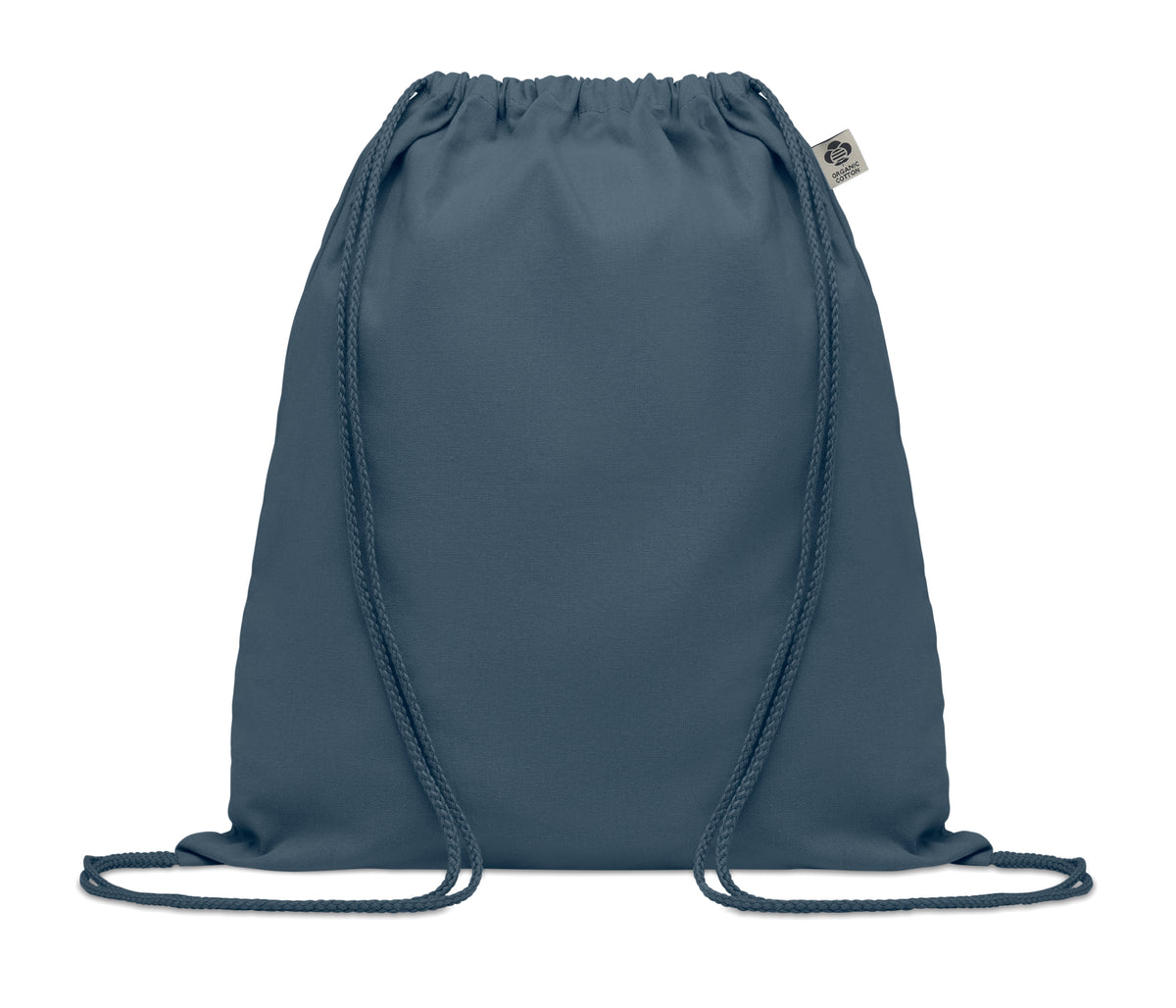 YUKI COLOUR – Organic cotton drawstring bag – Blue