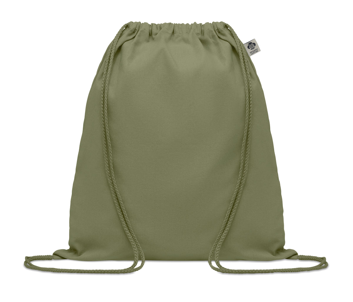 YUKI COLOUR – Organic cotton drawstring bag – Green