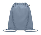 YUKI COLOUR – Organic cotton drawstring bag – Baby Blue