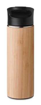 NANDA – Double wall bamboo flask 450ml – item picture back