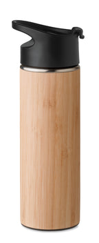 NANDA – Double wall bamboo flask 450ml – item picture top