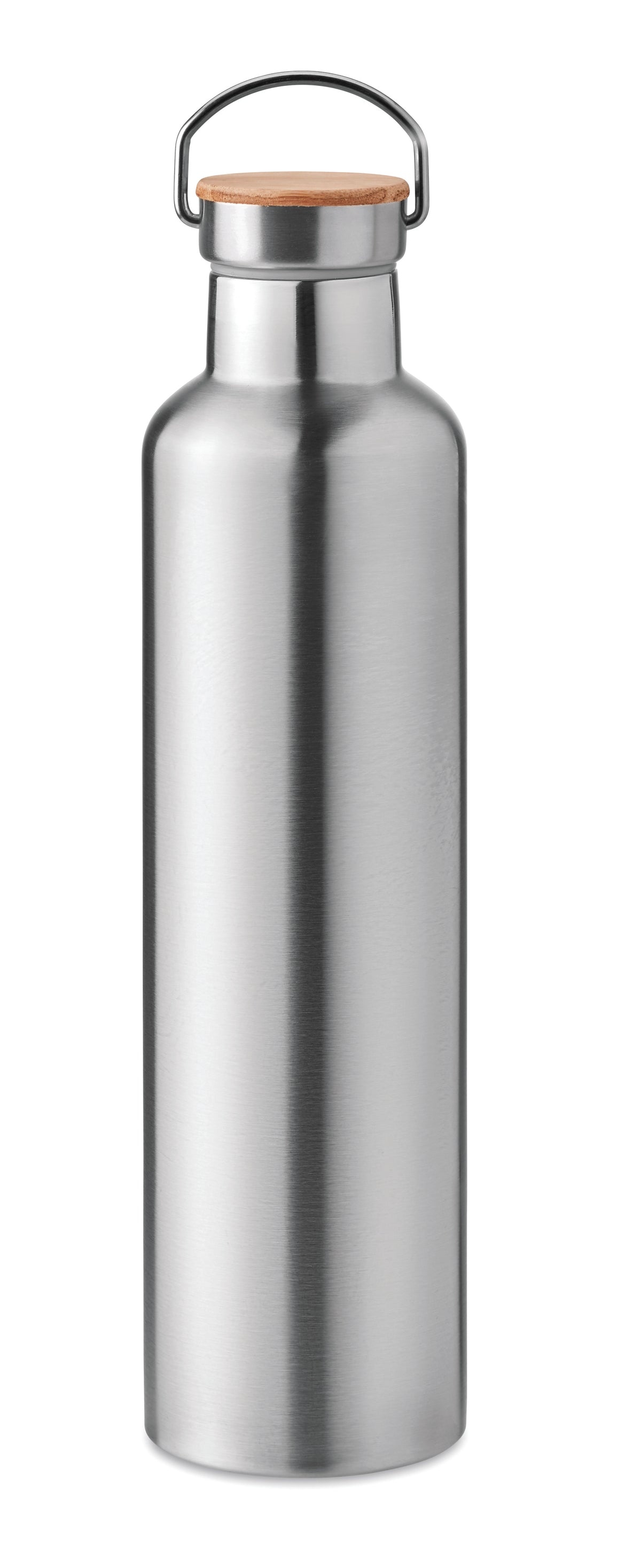 HELSINKI LARGE – Double wall flask 1L – Matt Silver