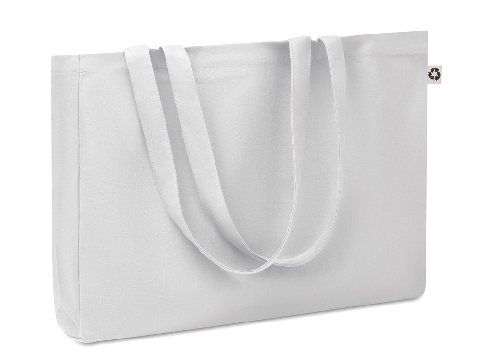 RESPECT COLOURED – Canvas Recycled bag 280 gr/m² – White