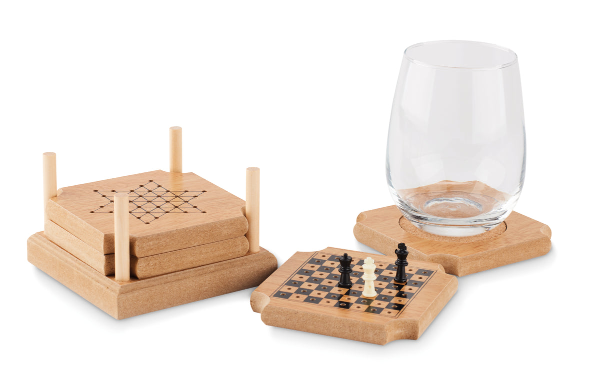 COASTGAME – 4-piece coaster game set – item picture side