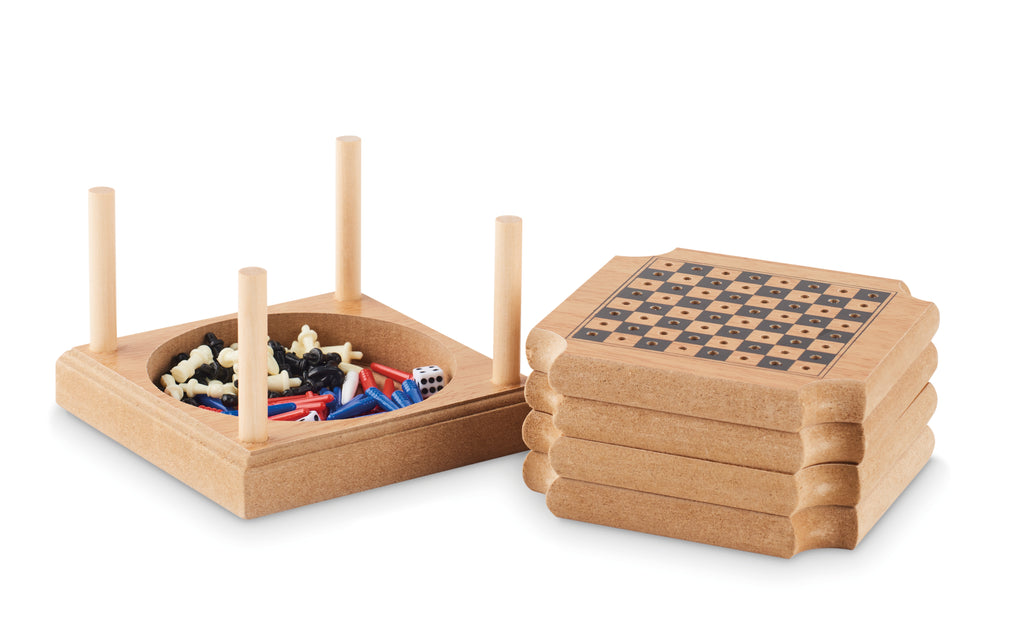 COASTGAME – 4-piece coaster game set – item picture top