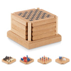 COASTGAME – 4-piece coaster game set – Wood