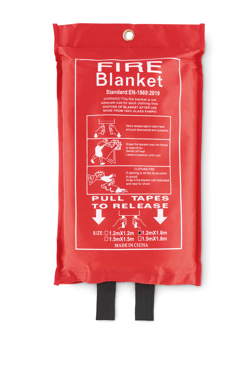 VATRA – Fire blanket in pouch 120x180 – Red