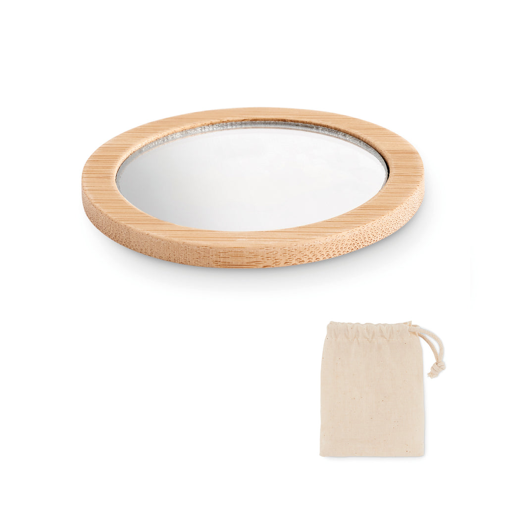 MALAY – Bamboo make-up mirror – Wood