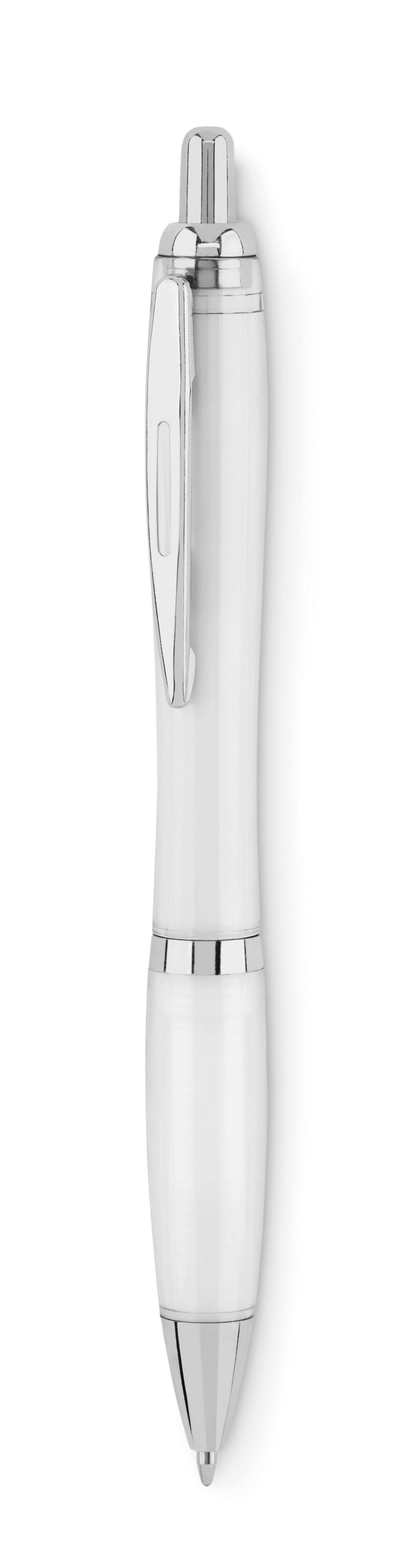 RIO RPET – Ball pen in RPET – Transparent White