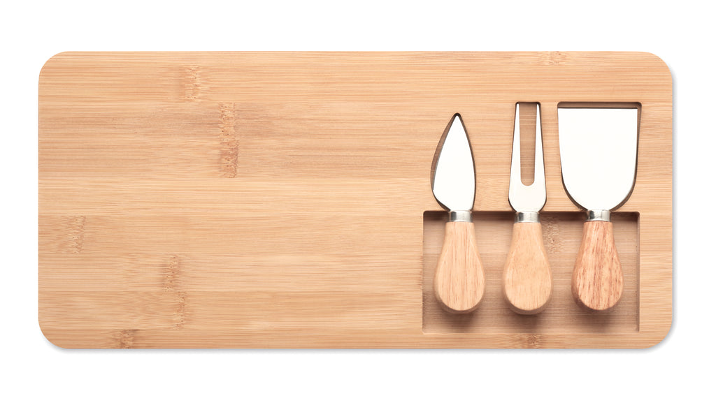 GLENAVY – Bamboo Cheese board set – item picture back