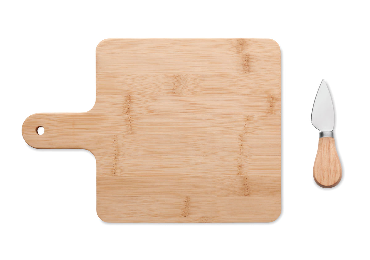 DARFIELD – Cheese board set in bamboo – item picture open