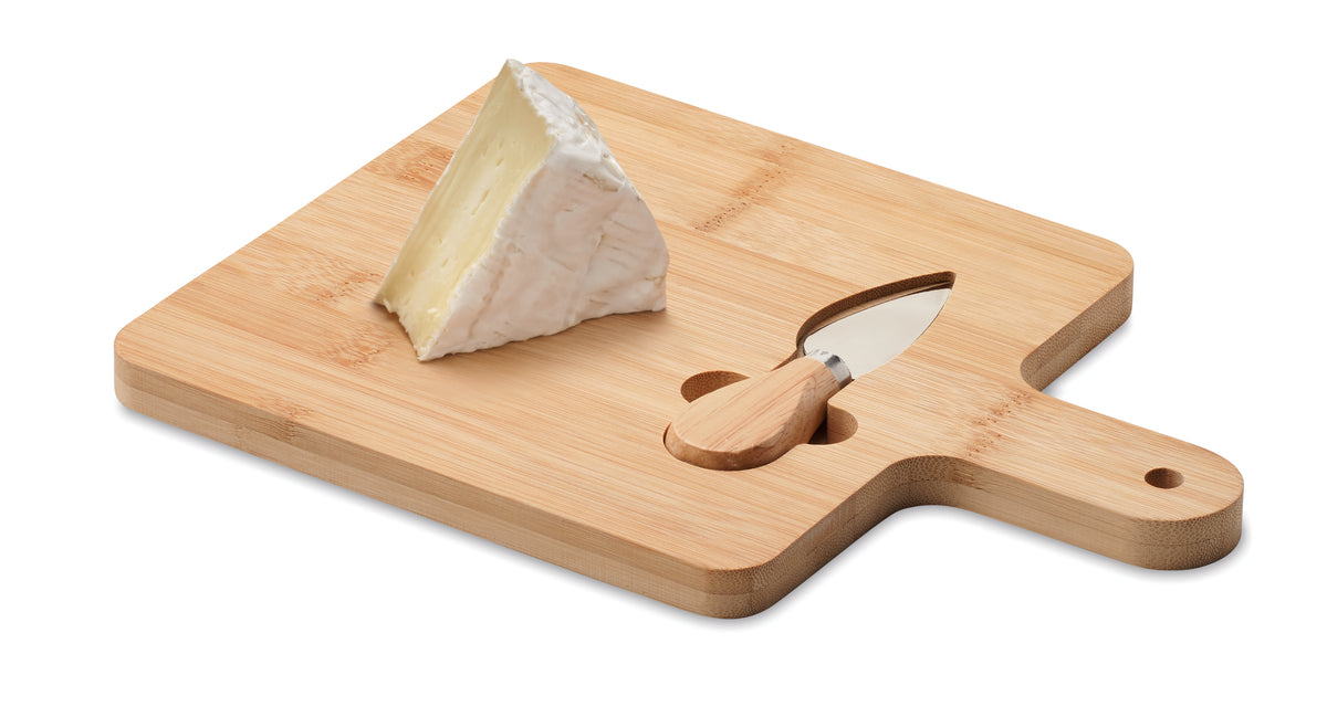 DARFIELD – Cheese board set in bamboo – item picture side