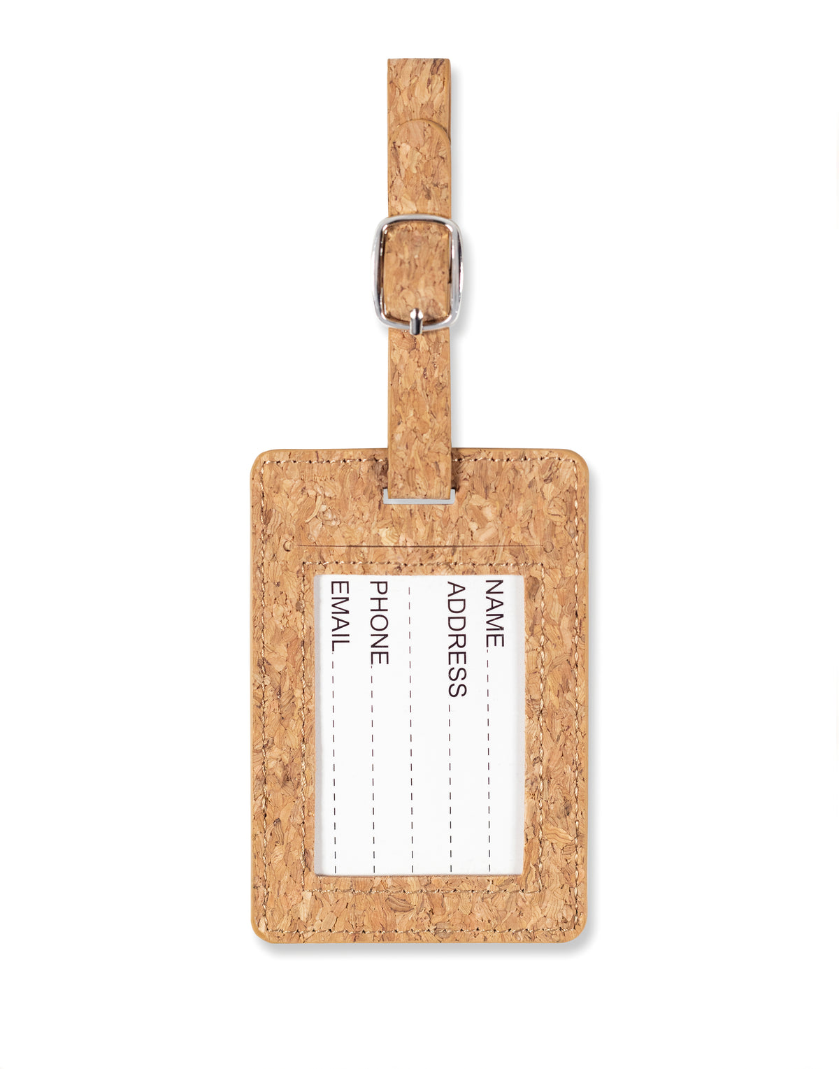 COCO – Cork luggage tag – item picture top