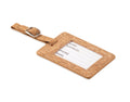 COCO – Cork luggage tag – Beige