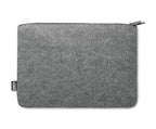 TOPLO – RPET felt zipped laptop bag – item picture top