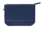 STYLE POUCH – Recycled denim cosmetic pouch – item picture top