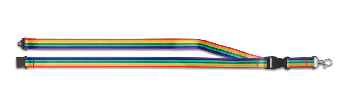 BOWYARD – Rainbow RPET lanyard – item picture back