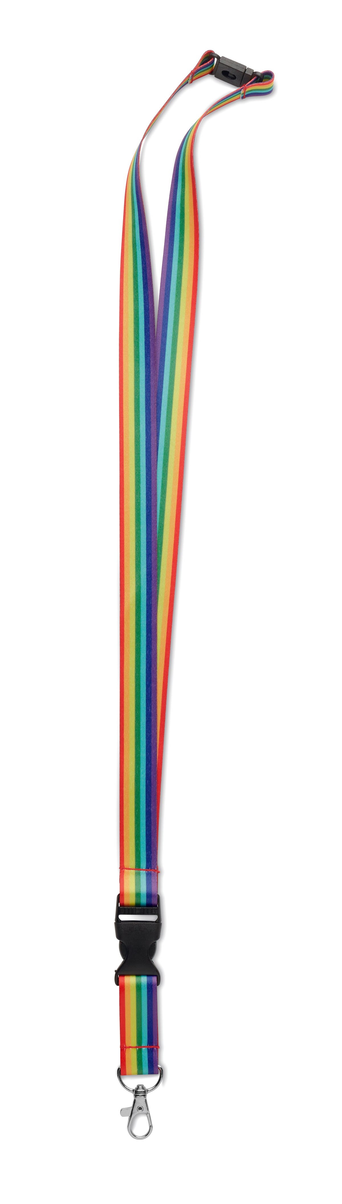 BOWYARD – Rainbow RPET lanyard – Multicolour