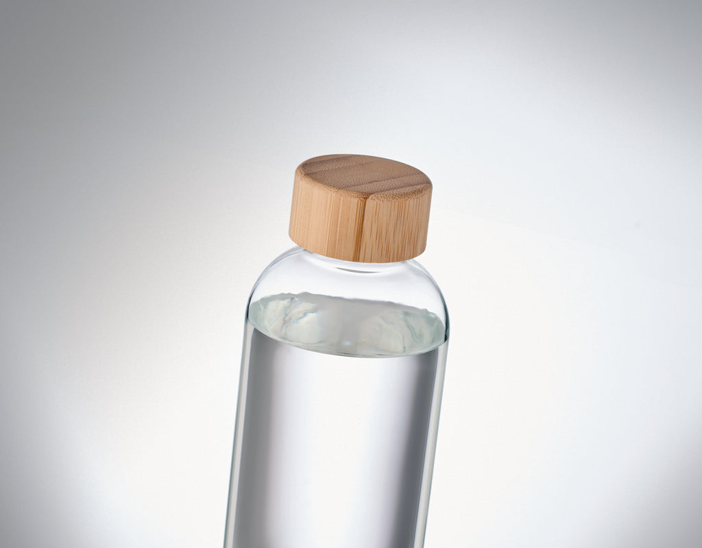 FRISIAN – Glass bottle 650ml bamboo lid – item detail picture