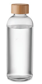 FRISIAN – Glass bottle 650ml bamboo lid – item picture side