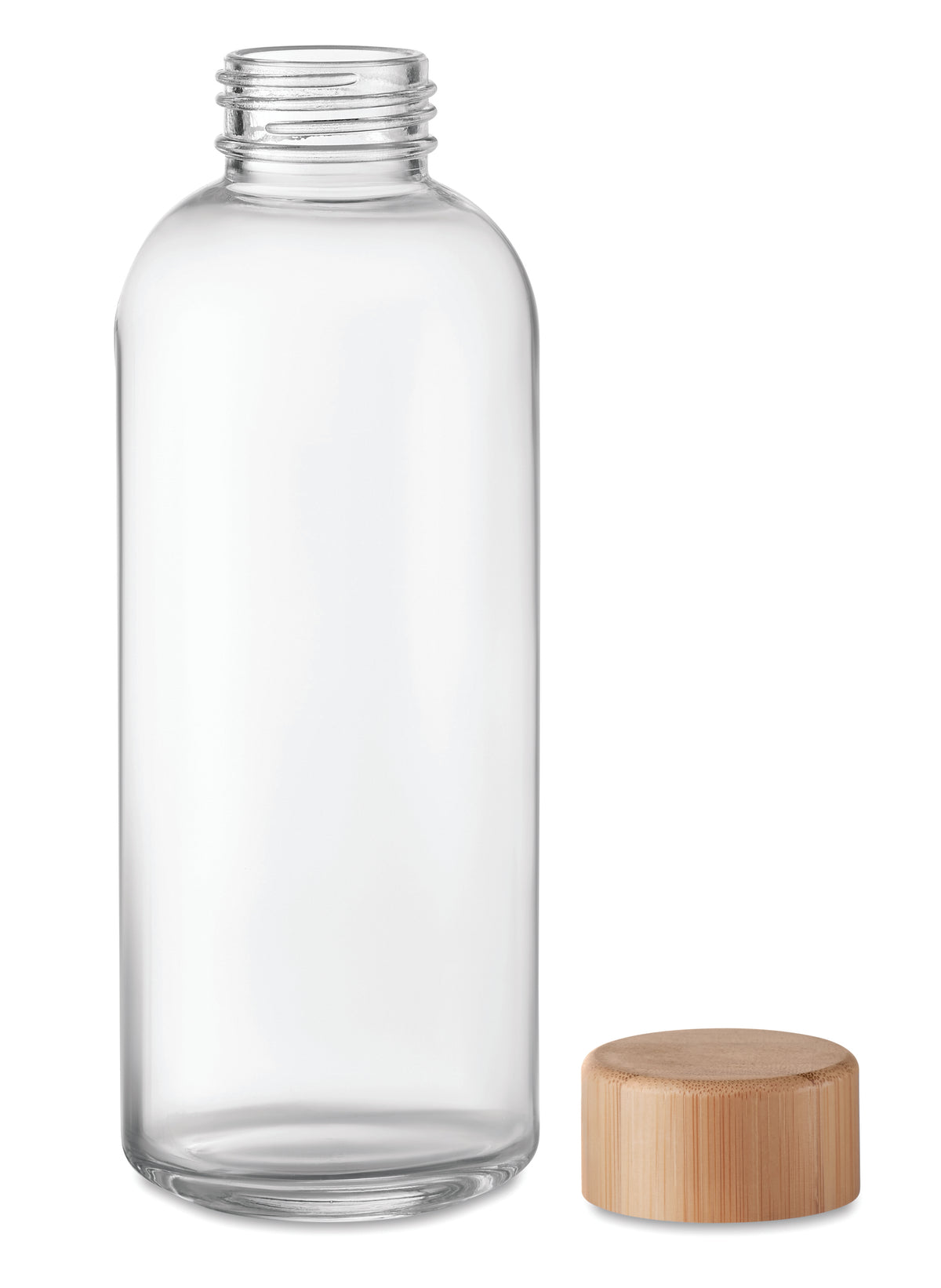FRISIAN – Glass bottle 650ml bamboo lid – item picture top