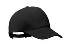 BICCA CAP – Organic cotton cap 250 gr/m² – Black