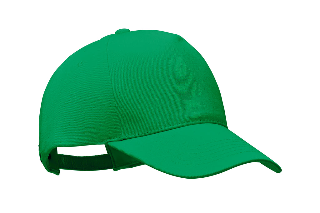 BICCA CAP – Organic cotton cap 250 gr/m² – Green