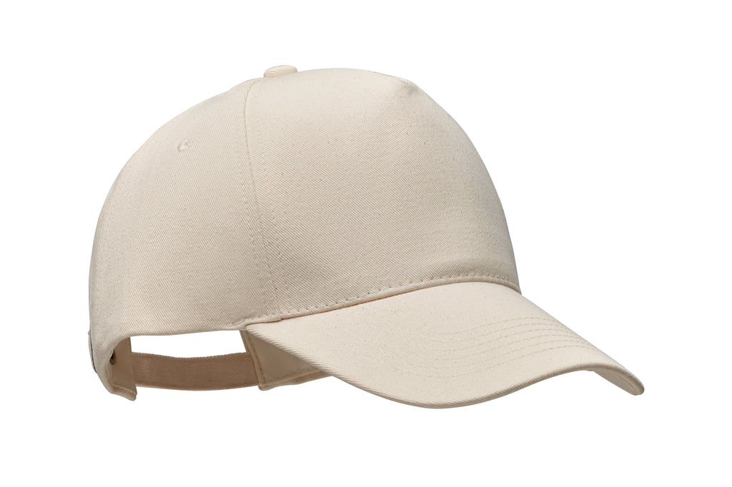 BICCA CAP – Organic cotton cap 250 gr/m² – Beige
