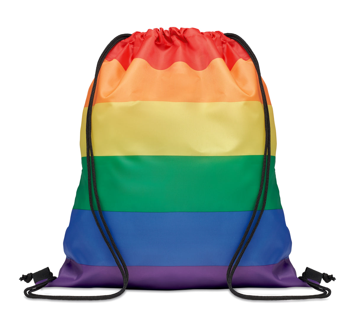 BOW – Rainbow RPET drawstring bag – Multicolour