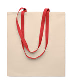 ZEVRA – 140 gr/m² Cotton shopping bag – Red