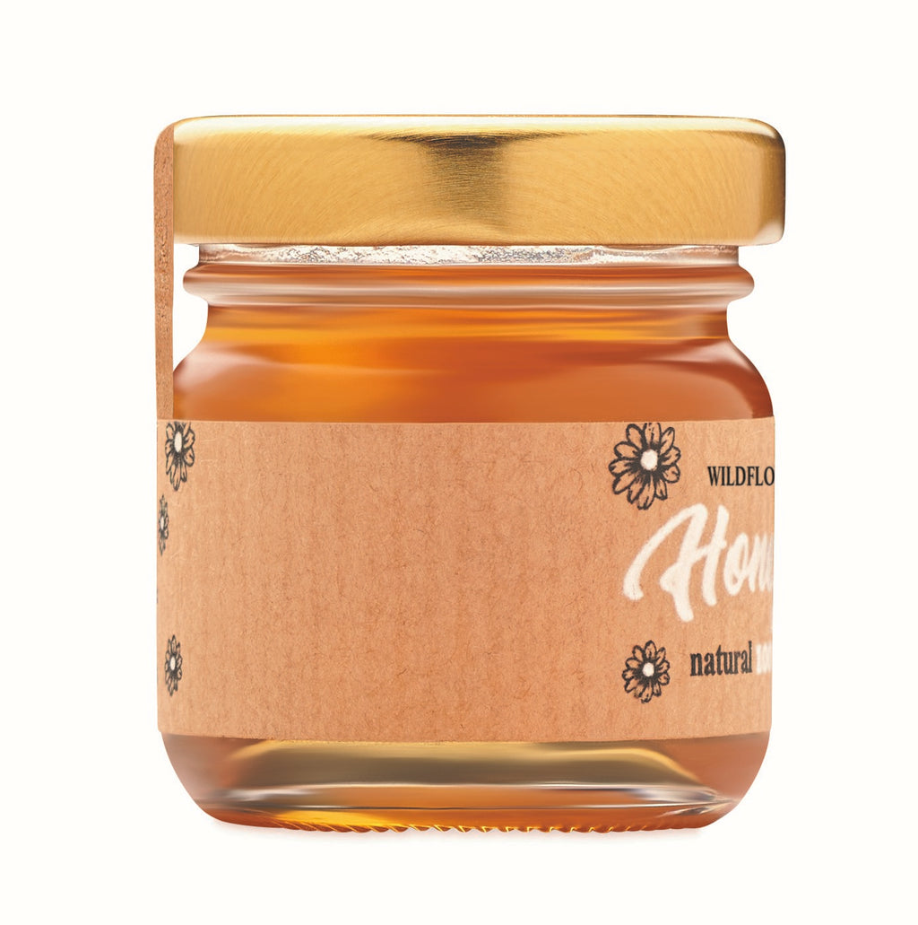 BUMLE – Wildflower honey jar 50 gr – item picture side