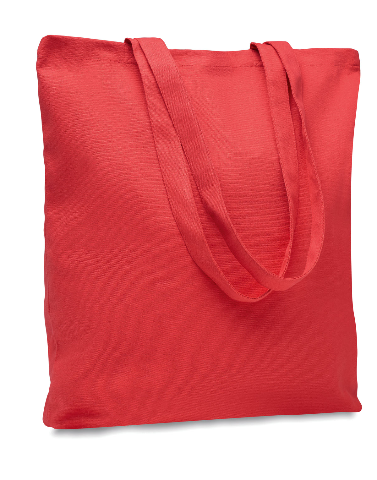 RASSA COLOURED – 270 gr/m² Canvas shopping bag – Red