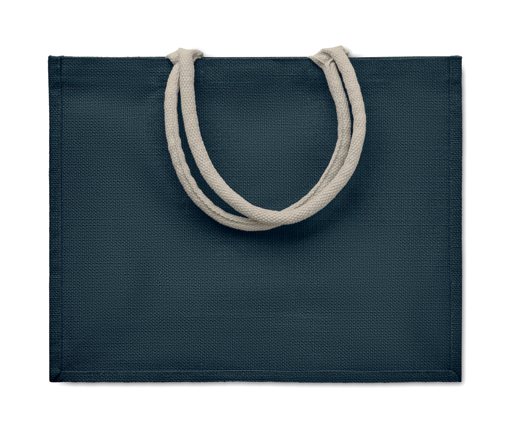 AURA – Jute bag with cotton handle – item picture side