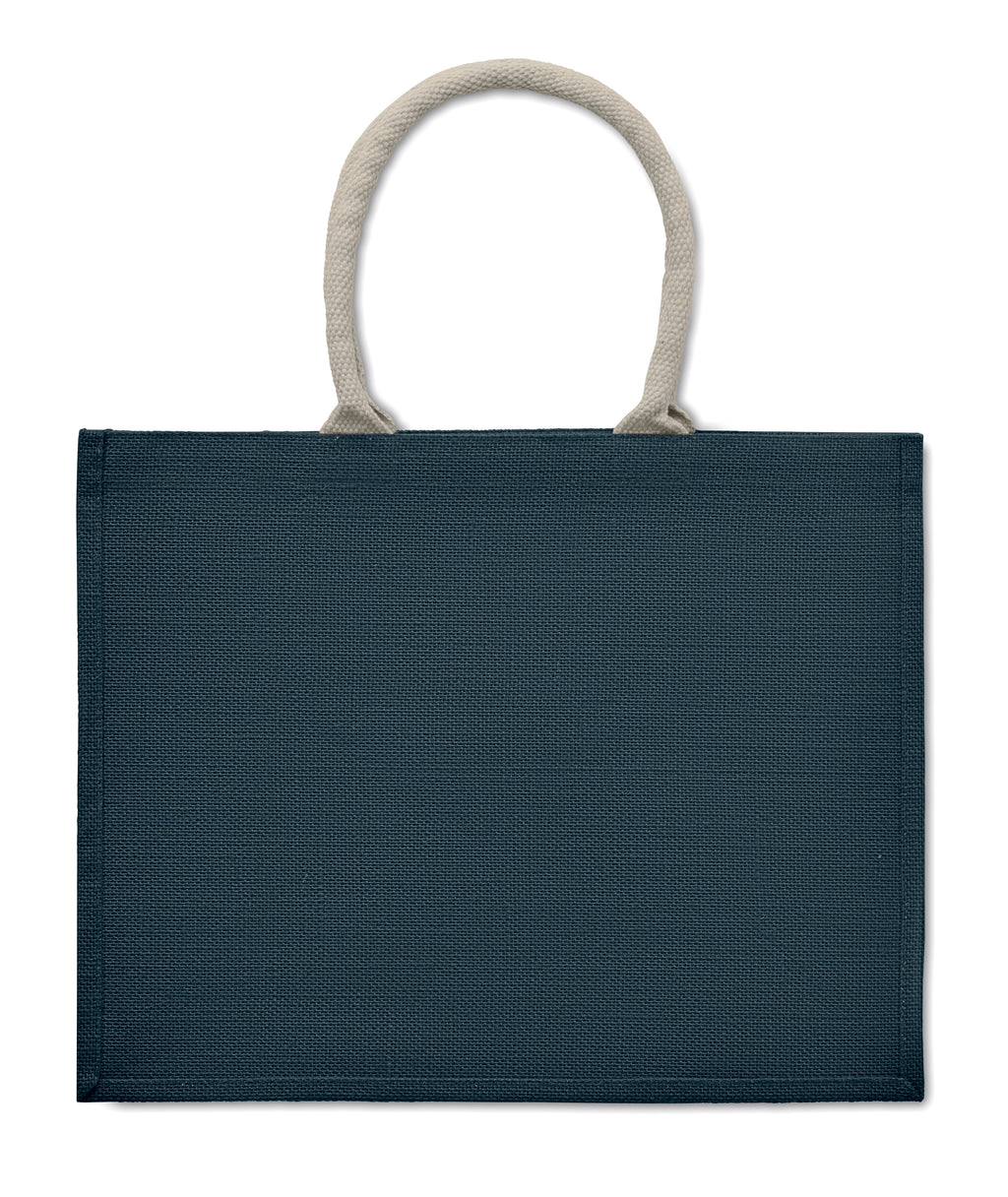 AURA – Jute bag with cotton handle – item picture top