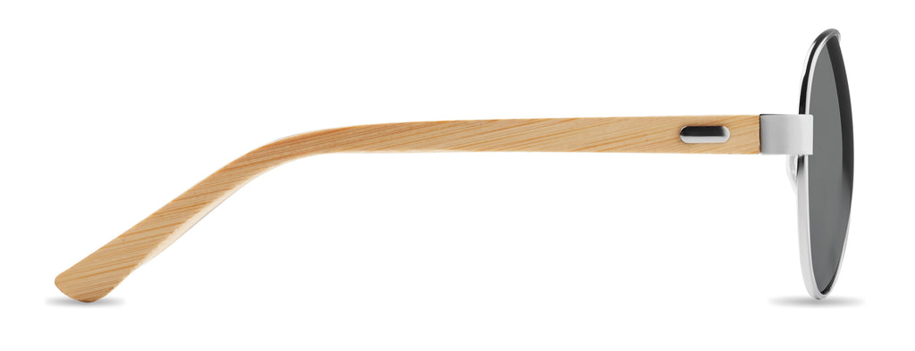 HONIARA – Bamboo sunglasses in pouch – item picture top