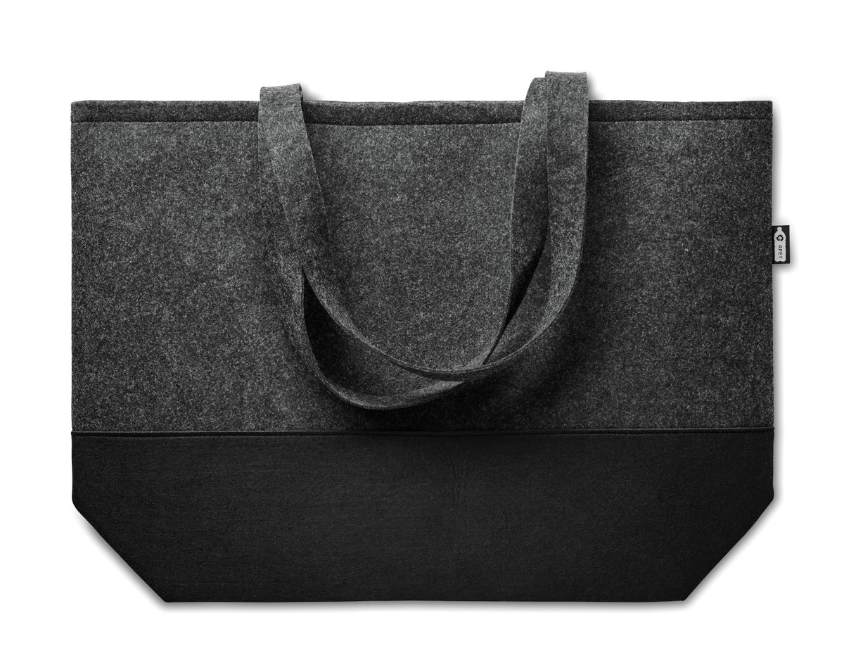 DUO INDICO – RPET felt shopping bag – item picture back