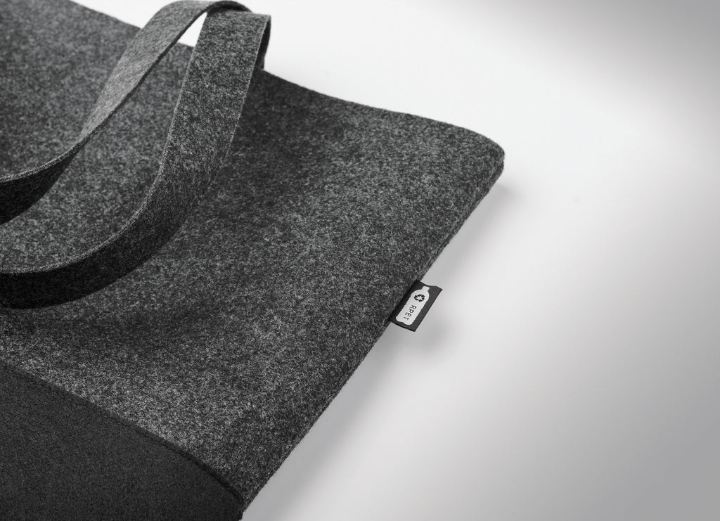 DUO INDICO – RPET felt shopping bag – item detail picture