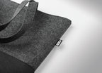 DUO INDICO – RPET felt shopping bag – item detail picture
