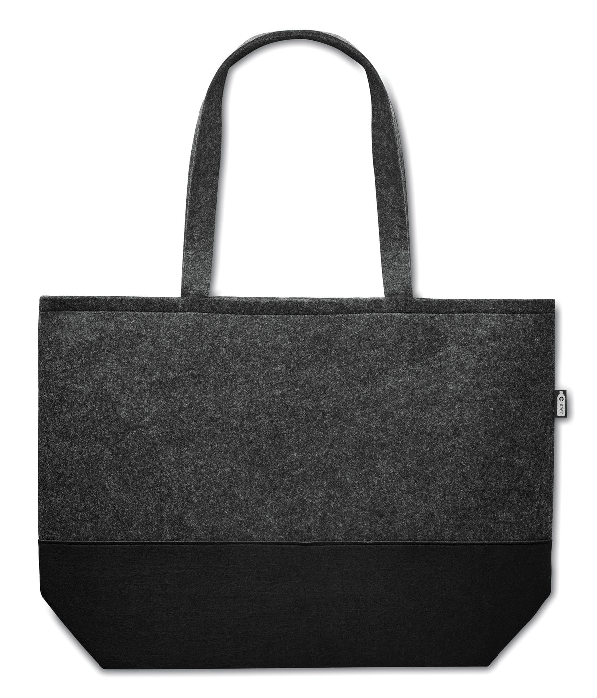 DUO INDICO – RPET felt shopping bag – item picture side