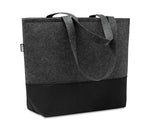 DUO INDICO – RPET felt shopping bag – Stone Grey