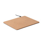 WIRELESS MATTY – Cork mouse mat charger 15W – Beige